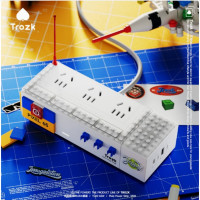 特洛克拖线板插排 积木插座排插接线板插线板氮化镓适配器 TL02