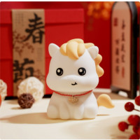 福气小马夜灯 可爱拍拍灯创意摆件小夜灯 七彩夜灯 JXJA095
