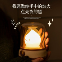 复古摆件油灯小夜灯卧室睡觉婴儿喂奶护眼睡眠充电儿童宿舍床头灯 BD-NL-21