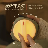 旋转开关灯按钮式氛围小夜灯壁灯卧室床头灯现代简约背景装饰夜灯 WB-4