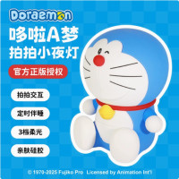 哆啦A梦睡眠款氛围灯硅胶睡眠拍拍灯书桌床头卡通小夜灯拍拍夜灯 A076