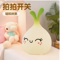 萌芽夜灯硅胶拍拍开关USB摆件宿舍寝室卡通小包子可爱拍拍小夜灯 mygjd-20