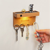 好棒收纳感应灯现代简约原木玄关收纳免布线感应小夜灯壁灯床头灯 NO-HB049/NO-HB050