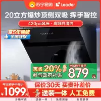 海尔(Haier)抽油烟机 顶侧双吸厨房吸烟机 20立方大吸力自清洁家用侧吸排烟机 以旧换新政府补贴20%油烟机C6JS