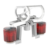 鼎晟丰(DSF) DSFT-01/F 2*0.4W DC3.7V IP67 工作时长9-16天 红光 太阳能警示灯(计量单位:盏) 红色