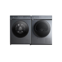 米家10kg直驱滚筒洗衣机+10kg热泵烘干机洗烘套装