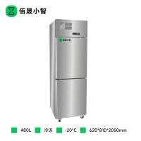 佰晟小智 立式风冷冷柜 SFA-D0001DF 立式上下两门风冷冷冻柜(冷冻-20℃)