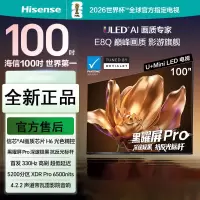 海信电视E8Q 100英寸 信芯H6 U+MiniLED 黑曜屏Pro 330Hz高刷 帝瓦雷音响 E8NPRO升级