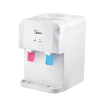 美的 Midea 饮水机家用台式机桌面迷你小型温热饮水器家用宿舍办公室用推杯取水自营饮水机 YR1220T[三年质保]