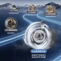[高温蒸汽洗 烟灶联动]美的(Midea)油烟机 23m³大吸力1000Pa静压 侧吸式变频吸油烟机挥手智控JZ5