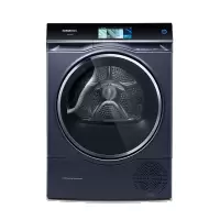 西门子(SIEMENS)10公斤大容量热泵变频烘干机干衣机家用 除菌烘 晶御智能 IMD全触控 冷凝器自清洁 深层纤维护