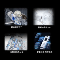 西门子(SIEMENS)[智净魔方]灶下洗碗机 15+2套大容量 700mm高度 智能抽湿烘干 240小时长效抑菌存 智