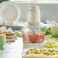 小熊绞肉机家用全自动多功能电动小型切碎机搅绞馅切碎机QSJ-E03R7