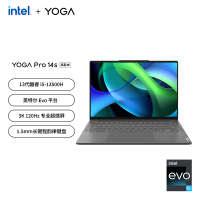 联想YOGA Pro14s 2023酷睿版 14.5英寸轻薄笔记本电脑(I5-13500H 16G+1TB 3K 120HZ IPS镜面触摸屏-深空灰)