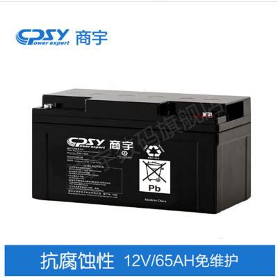 商宇免维护阀控式铅酸蓄电池GW12V65AH UPS使用 高密度 长寿命 均衡性佳