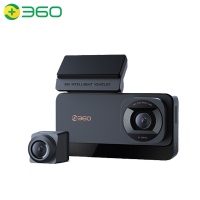 360 行车记录仪128G 高清夜视/双录1080P-720P/手机无线连接/停车监控 XT60 台
