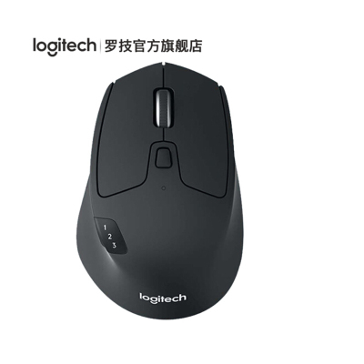罗技 M720 蓝牙优联双模无线鼠标 蓝牙鼠标 侧键 黑色