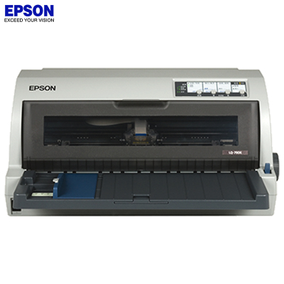 爱普生(EPSON) LQ-790K 106列平推证卡针式打印机 248汉字/秒 1+6层复写能力 摩擦/拖纸器进纸