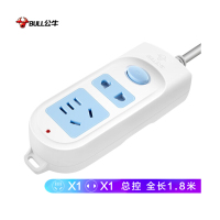 公牛(bull) GN-612 新国标插座/插线板/插排 2位总控开关 1.8米