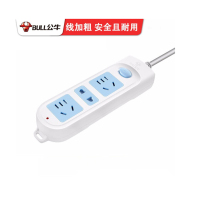 公牛(bull) GN-606 插座/多功能插排/多用插板带线 3位总控开关 10米