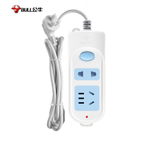 公牛(bull) GN-612 新国标插座/插线板/插排 2位总控开关 3米