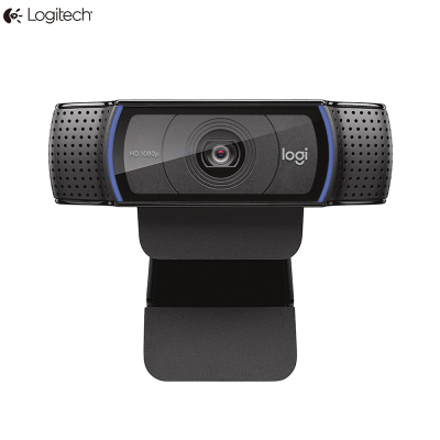 罗技(Logitech) C920e 智能高清摄像头 家用办公摄像头 1080P自动对焦 送65cm三脚架