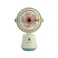 艾贝丽 ABL-SF669 桌面炫金小风扇手持风扇 颜色随机