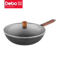 德铂(Debo) DEP-DZ323 艾娜(炒锅)32cm无涂层真不锈煎炒锅