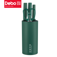 德铂(Debo) DEP-757 加尔文(套装刀具) 不锈钢菜刀三德刀剪刀水果刀5件套