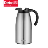 德铂(Debo) DEP-680 沙格(水壶)2L大容量热水保温壶304食品级不锈钢家用办公