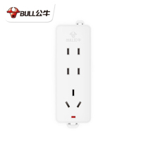 公牛(bull) GN-101A 插座 新国标/插排/无线 3位无开关 无线(需自行接线和插头)
