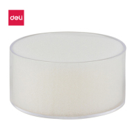 得力(deli) 9102 实用办公透明海绵缸 财务用品 财务点钞湿手器 1个