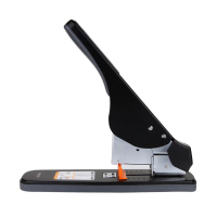 得力(deli) 0485 省力加厚重型订书机 210页订书器 黑色 1个