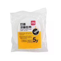 得力(deli) 30411 泡棉双面胶带 EVA泡棉 18mm*5y*2.5mm(白) (1卷/袋)
