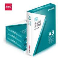 得力(deli) 7375 中档款打印纸/复印纸 A3 70g 500张包 4包/箱 (2000张)