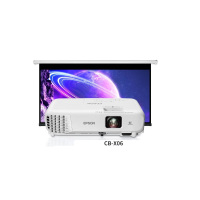 爱普生(EPSON)X06投影仪商务办公会议+120寸电动幕布+安装(台)