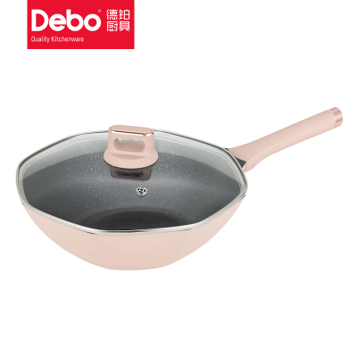 德铂(Debo) DEP-DS354 卡地亚 不粘锅麦饭石色炒菜锅 32cm