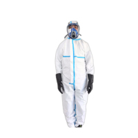 汉盾 工业防护服HD-BP616胶条型 白色带帽连体式限次性 M码(单位:件)