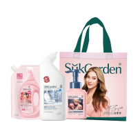 蔬果园 玫瑰系列洁净三件套 SGY2538 (洗衣液500g+洗手液500ml+洁厕剂800g)