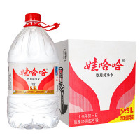 娃哈哈 纯净水饮用水 5.5L*4桶装纸箱装