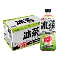 元气森林 冰茶减糖 葡萄柚绿茶 大瓶茶饮料 900mL*12瓶/箱