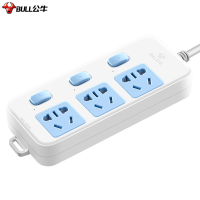 公牛(BULL) GN-314 3位分控全长1.8米 插座/插线板/插排/排插/接线板/拖线板(计价单位：个)