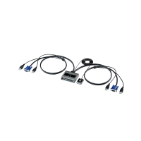 山业(SANWA SUPPLY)SW-KVM2UUSN 2进1出 USB显示器键鼠KVM切换器(计价单位:套)灰色