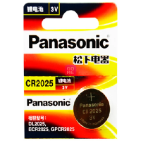 松下(Panasonic) CR2025 5粒 纽扣锂电池 5.00 个/卡 (计价单位：卡)