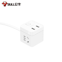 公牛(BULL) GNV-UUB122 2孔+2USB口 1.5米 小魔方 接线板 (计价单位：个)