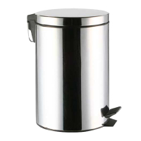 敏胤 L2008 中号 8L 含内胆 不锈钢脚踏式垃圾桶 (计价单位：个)
