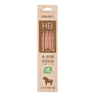 得力(deli) S910 HB 铅笔 12.00 支/盒 (计价单位：盒) 原木色