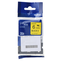 兄弟(brother) TZE-ZFX611 6mm 标签打印机色带 (计价单位:个)