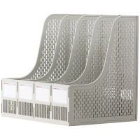 金得利(KINARY) SN104 335*260*315mm 四格 环保 资料架 (计价单位:个) 灰色