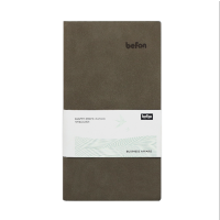 得印(befon) 3686 A6 100页/本 商务PU皮面 笔记本 (计价单位:本) 深褐色